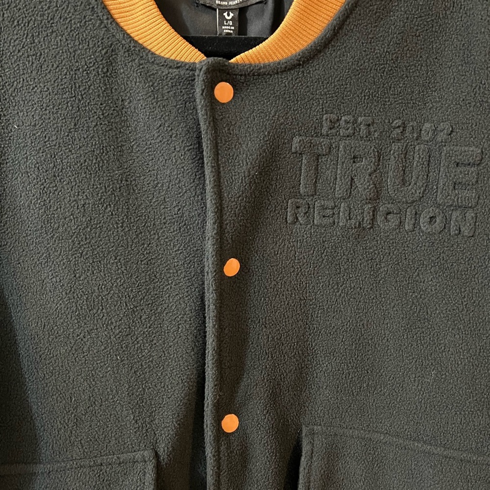 True Religion Mens Bomber Jacket - Picture 6 of 13